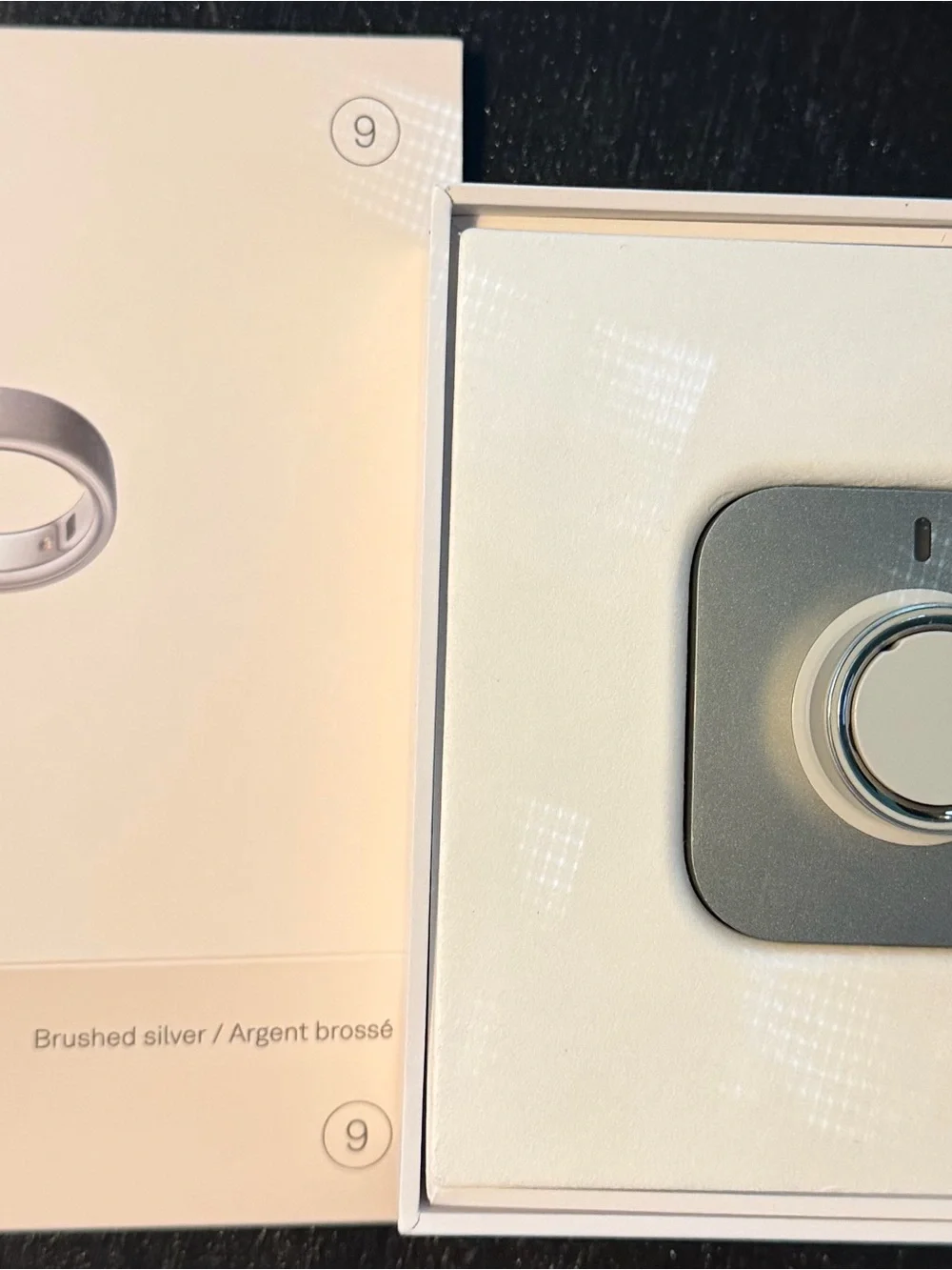 Oura Ring 4 Size 9 Brushed Silver